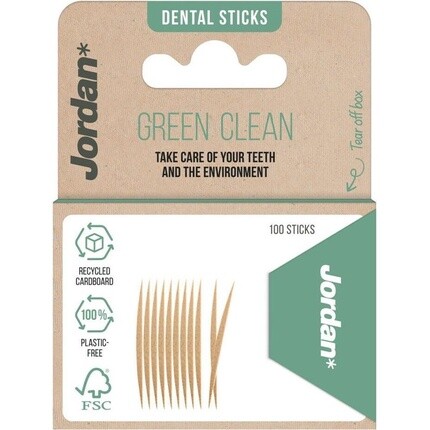 Зубные палочки Jordan Dental Green Clean - 100 шт.
Зубные палочки Jordan Dental Green Clean - 100 шт.