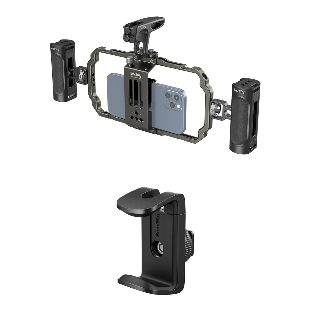 SmallRig Universal Mobile Phone Handheld Video Rig Kit and Power
SmallRig Universal Mobile Phone Handheld Video Rig Kit and Power