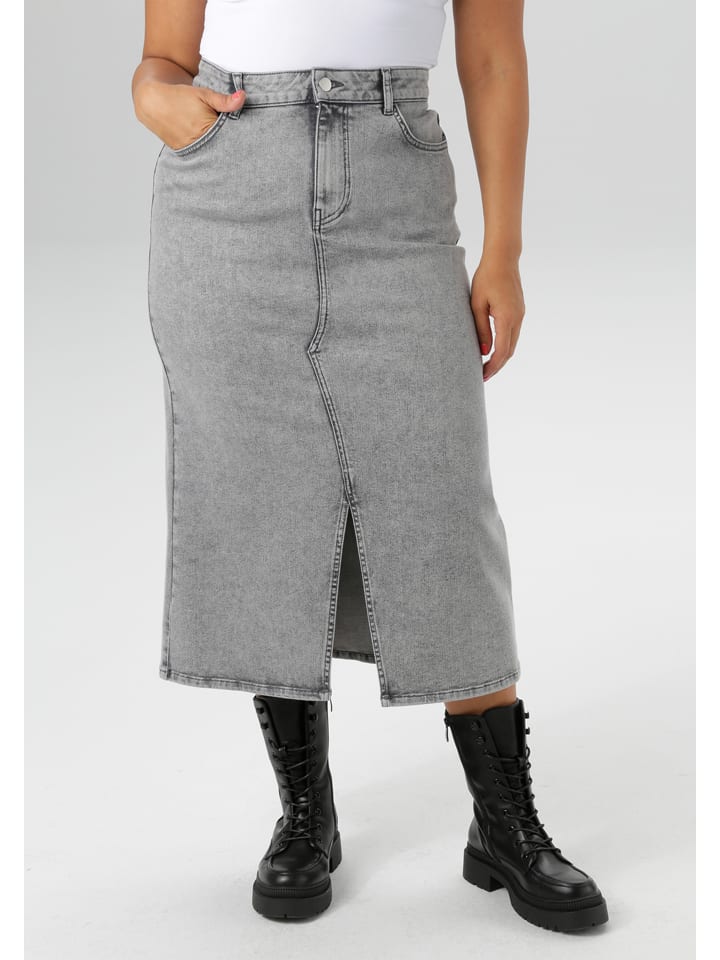 Aniston Джинсовая юбка серого цвета
Aniston Джинсовая юбка серого цвета