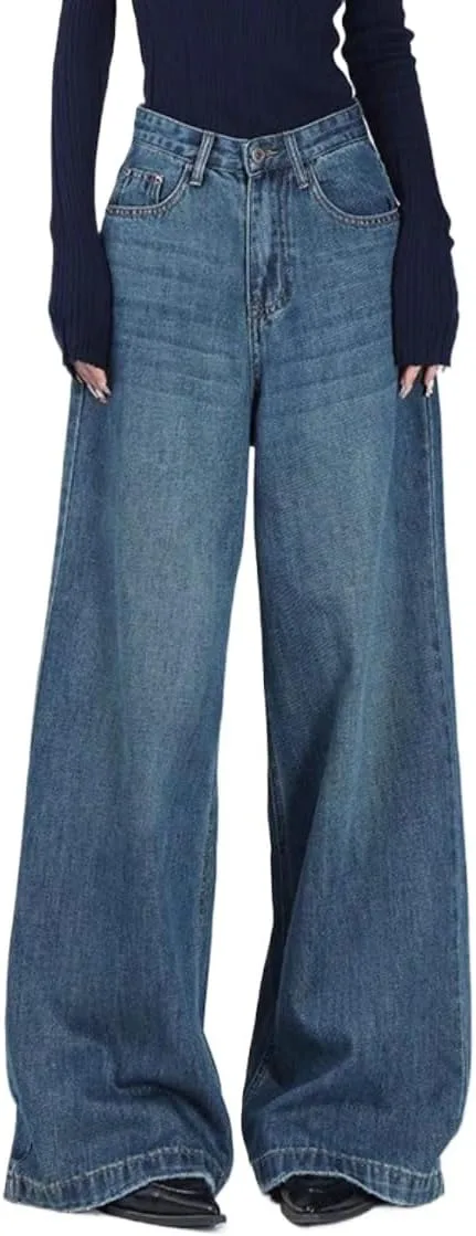 Женские джинсы High Waist Barrel Wide Leg в стиле Y2K TYHOTULY
Женские джинсы High Waist Barrel Wide Leg в стиле Y2K TYHOTULY