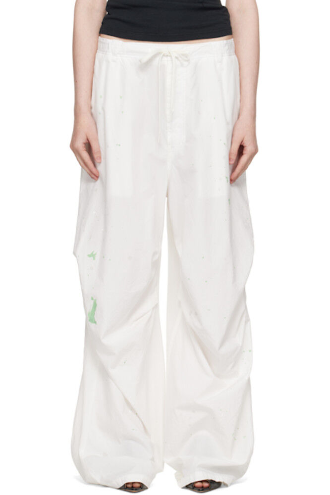 Белые брюки художника MM6 Maison Margiela
Белые брюки художника MM6 Maison Margiela