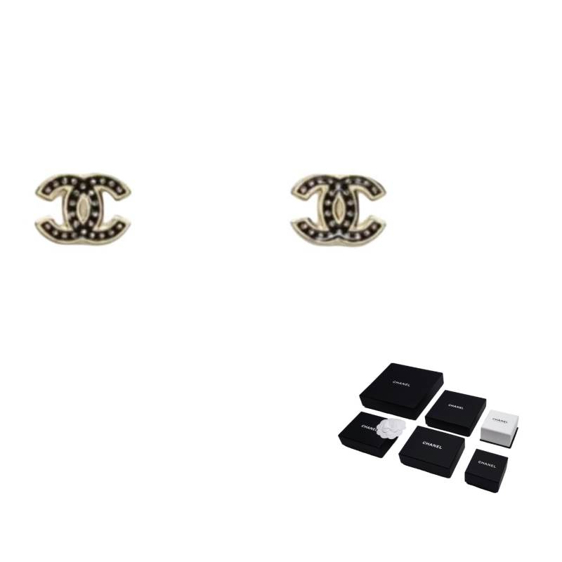 CHANEL Серьги-гвоздики унисекс черные
CHANEL Серьги-гвоздики унисекс черные