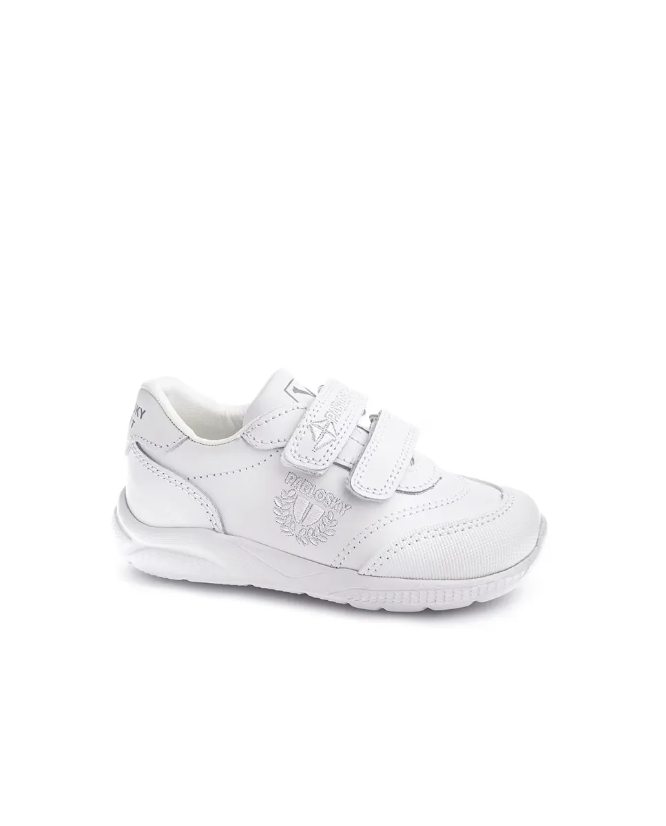 Детские кожаные кроссовки на липучке Pablosky, белый
Детские кожаные кроссовки на липучке Pablosky, белый