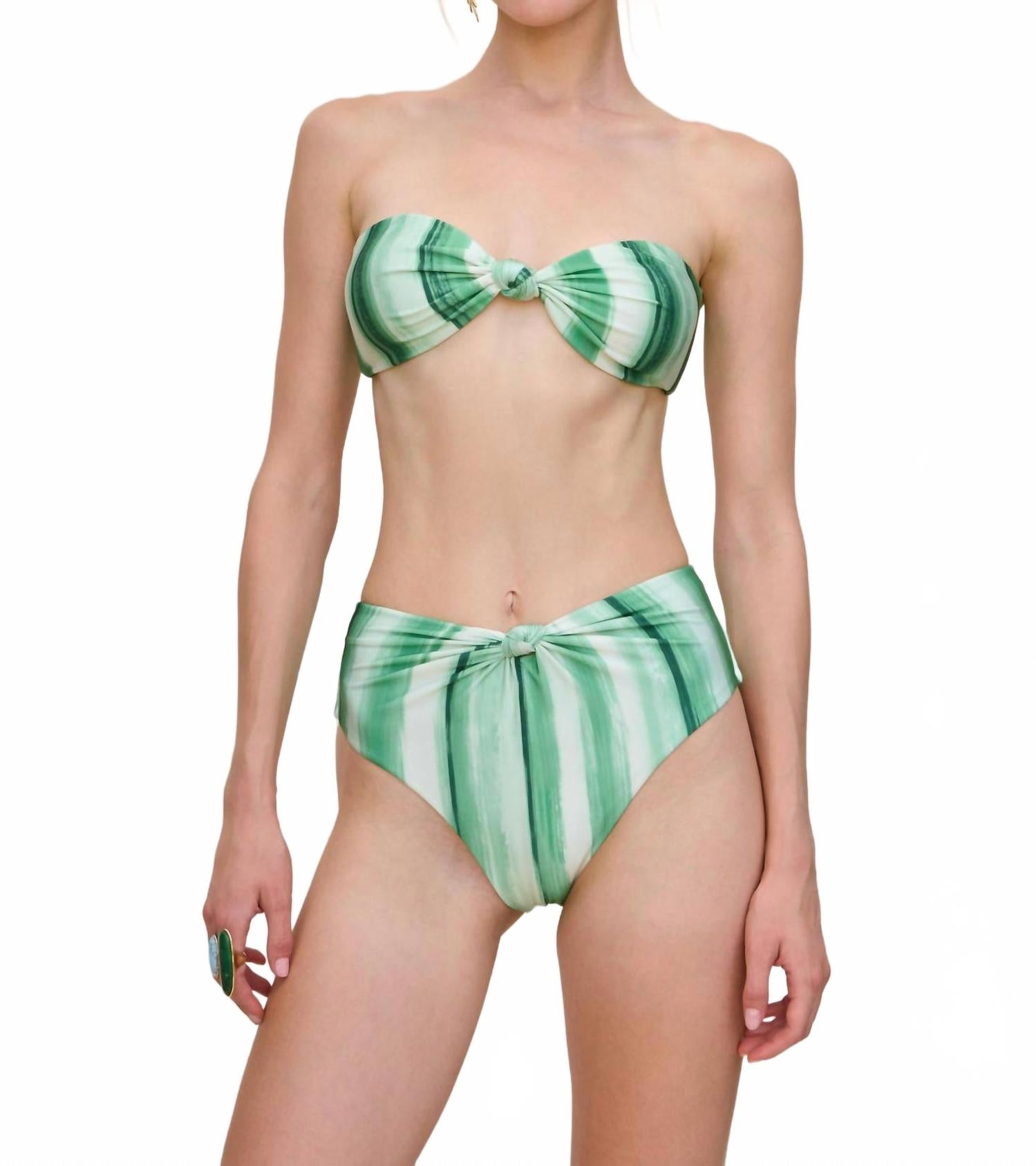 Топ бикини Oswin в зеленом цвете Cult Gaia
Топ бикини Oswin в зеленом цвете Cult Gaia