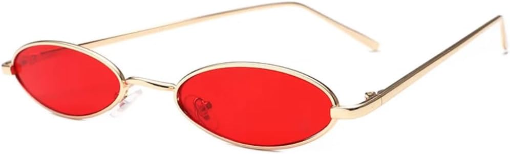 Солнцезащитные очки с защитой от УФ-излучения UV400 | Металлические очки в стиле «кошачий глаз» в стиле панк | для женщин и мужчин, для занятий спортом на открытом воздухе и вождения DSVIGF, Gold-red
Солнцезащитные очки с защитой от УФ-излучения UV400 | Металлические очки в стиле «кошачий глаз» в стиле панк | для женщин и мужчин, для занятий спортом на открытом воздухе и вождения DSVIGF, Gold-red