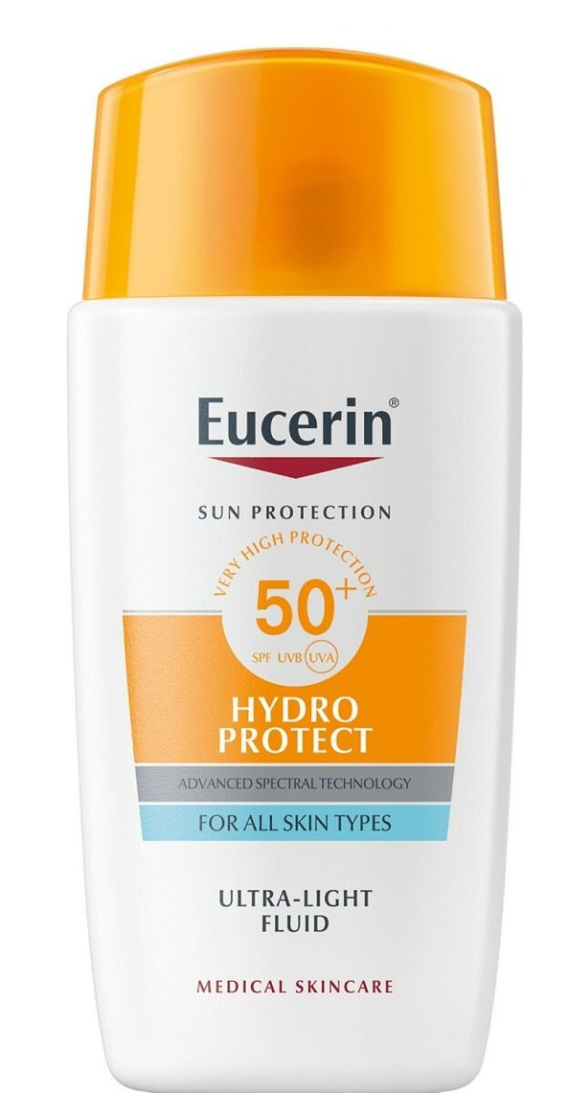 Eucerin Hydro Protect SPF50+ жидкость для лица, 50 ml
Eucerin Hydro Protect SPF50+ жидкость для лица, 50 ml