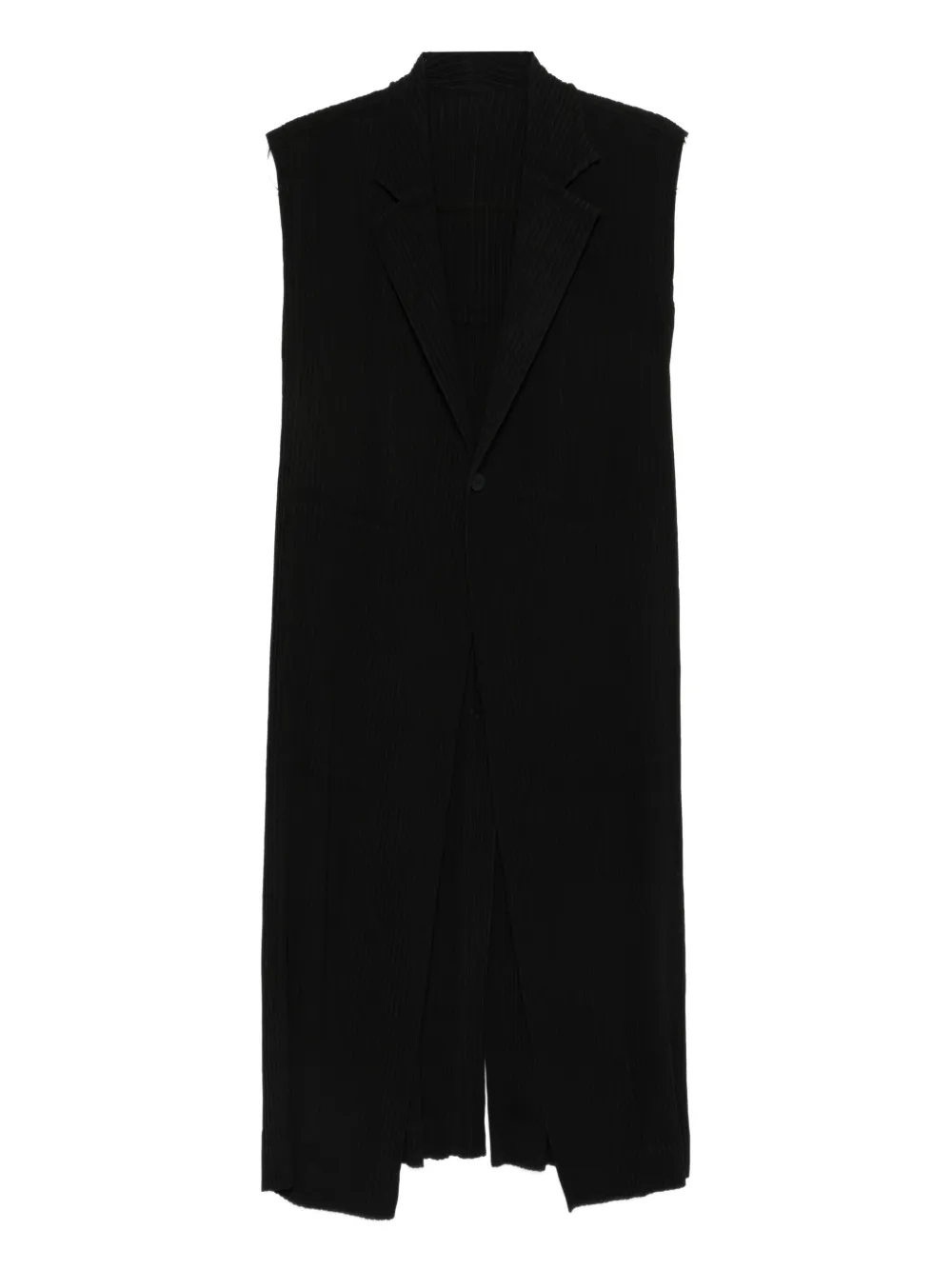 Пальто Hatching без рукавов Issey Miyake, черный
Пальто Hatching без рукавов Issey Miyake, черный