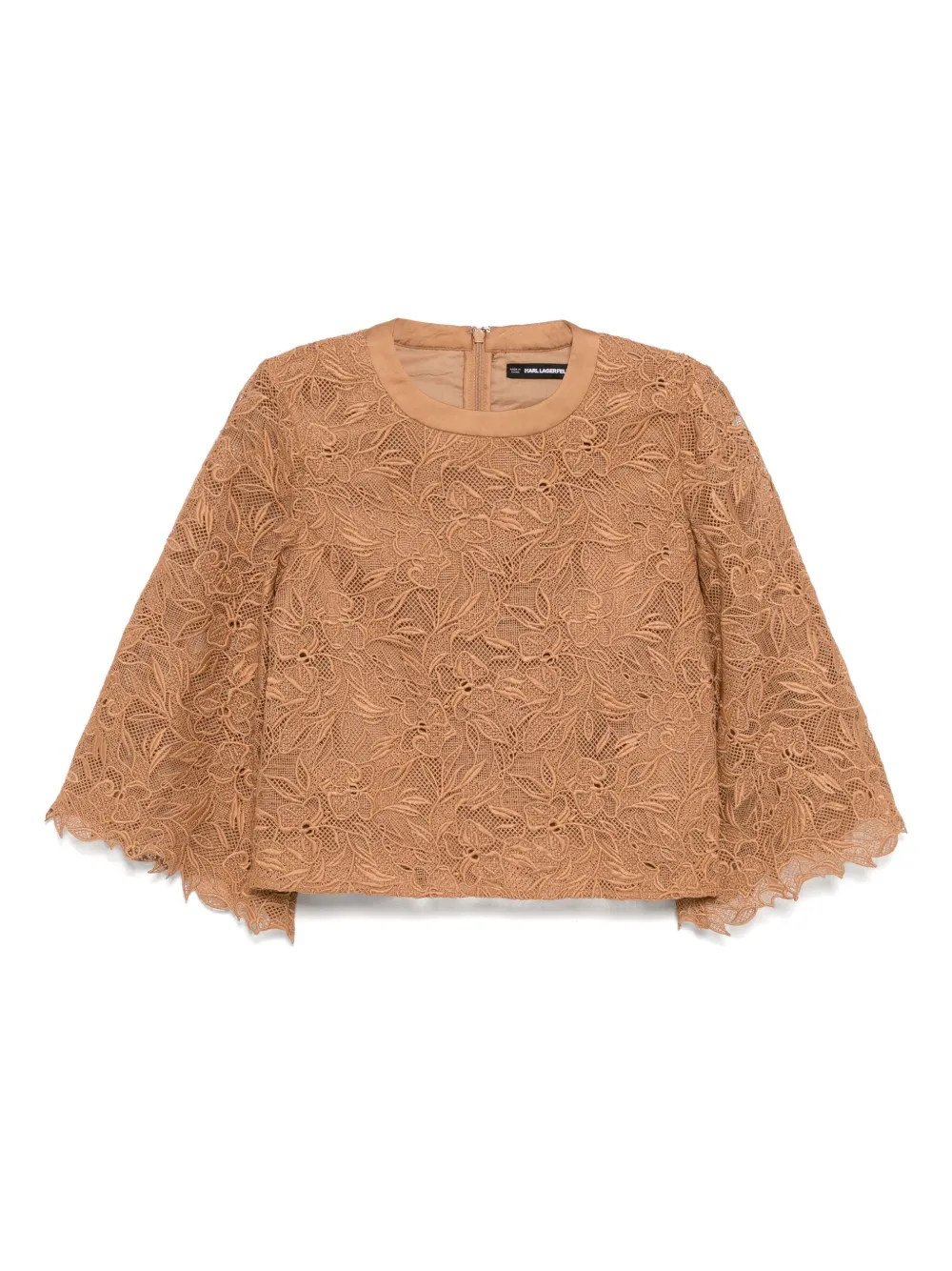 Блузка с вышивкой KARL LAGERFELD, коричневый
Блузка с вышивкой KARL LAGERFELD, коричневый