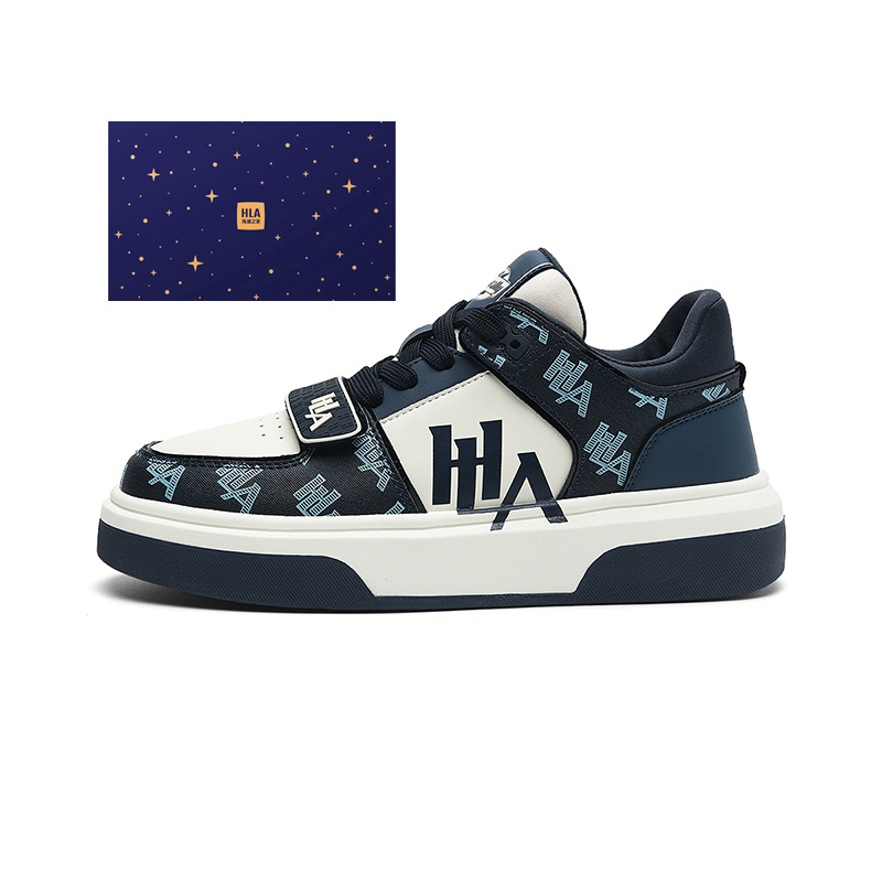 Кроссовки для скейтбординга мужские low top HLA, starry box, синий
Кроссовки для скейтбординга мужские low top HLA, starry box, синий