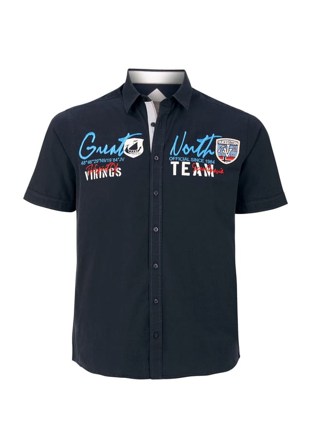 Рубашка с короткими рукавами фрейдис Jan Vanderstorm, синий
Рубашка с короткими рукавами фрейдис Jan Vanderstorm, синий