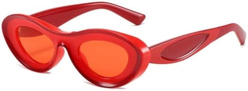 Двухцветные ретро-солнцезащитные очки для женщин и мужчин, модные овальные солнцезащитные очки в стиле стимпанк, очки для активного отдыха на природе MTZJH, C1 Red Red
Двухцветные ретро-солнцезащитные очки для женщин и мужчин, модные овальные солнцезащитные очки в стиле стимпанк, очки для активного отдыха на природе MTZJH, C1 Red Red