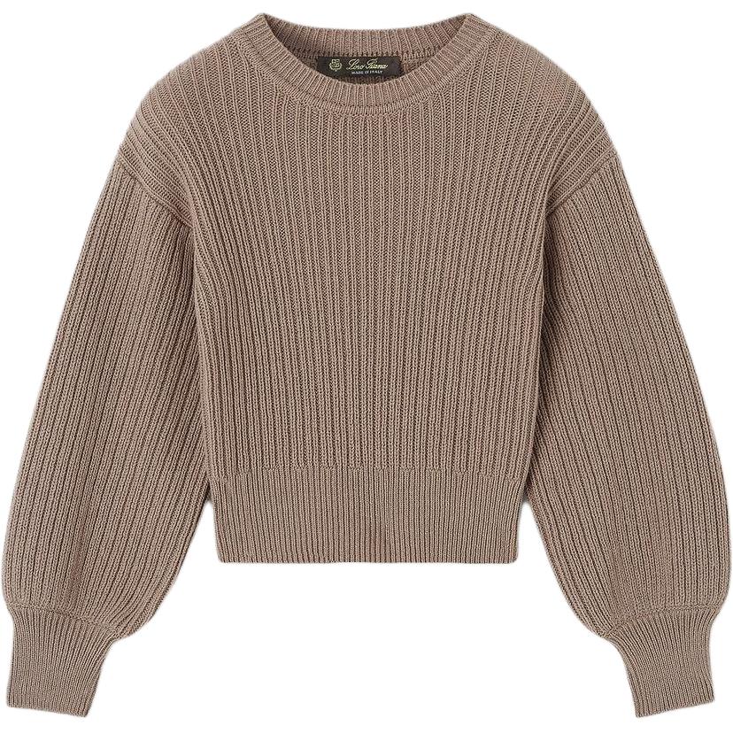 Детский свитер с круглым вырезом Moderate Loro Piana, коричневый
Детский свитер с круглым вырезом Moderate Loro Piana, коричневый