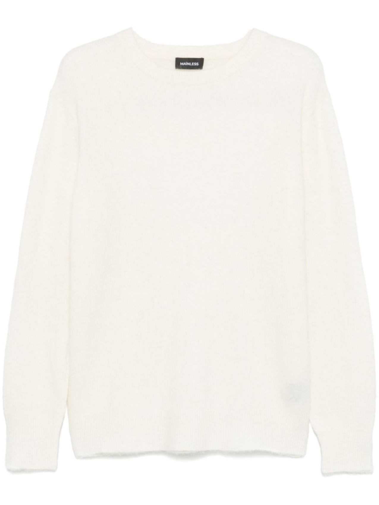 Mainless свитер с круглым вырезом, белый
Mainless свитер с круглым вырезом, белый
