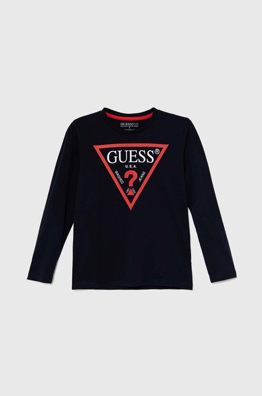 Хлопковая рубашка Guess с длинными рукавами для мальчиков и девочек, темно-синий
Хлопковая рубашка Guess с длинными рукавами для мальчиков и девочек, темно-синий