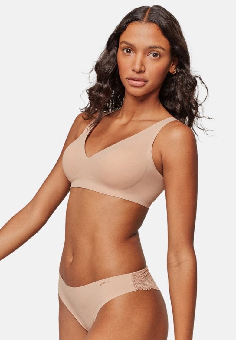 Базовый бюстгальтер Gisela, бежевый 
Базовый бюстгальтер Gisela, бежевый