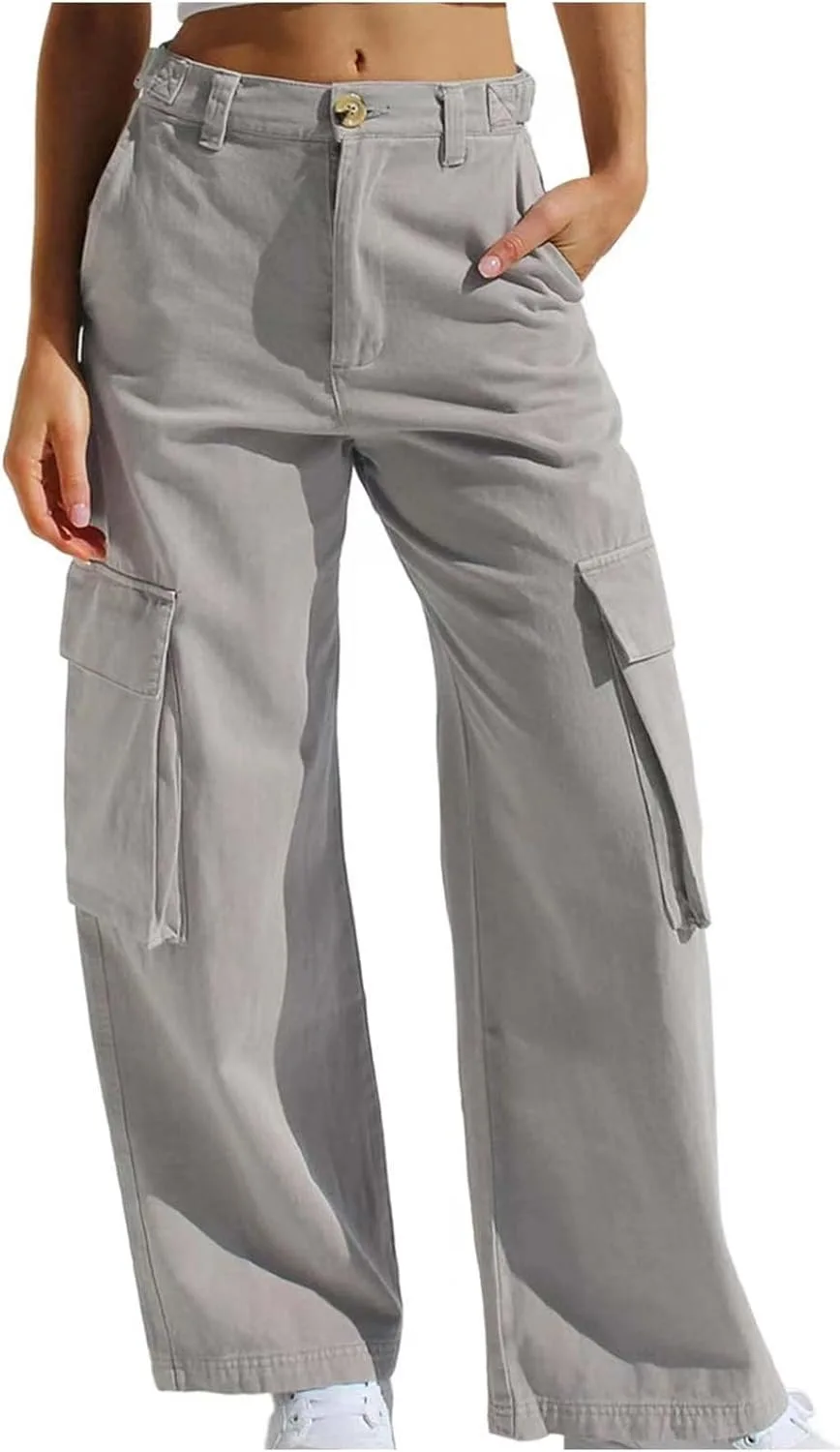 Джинсы женские Cargo High Waisted Wide Leg с карманами
Джинсы женские Cargo High Waisted Wide Leg с карманами