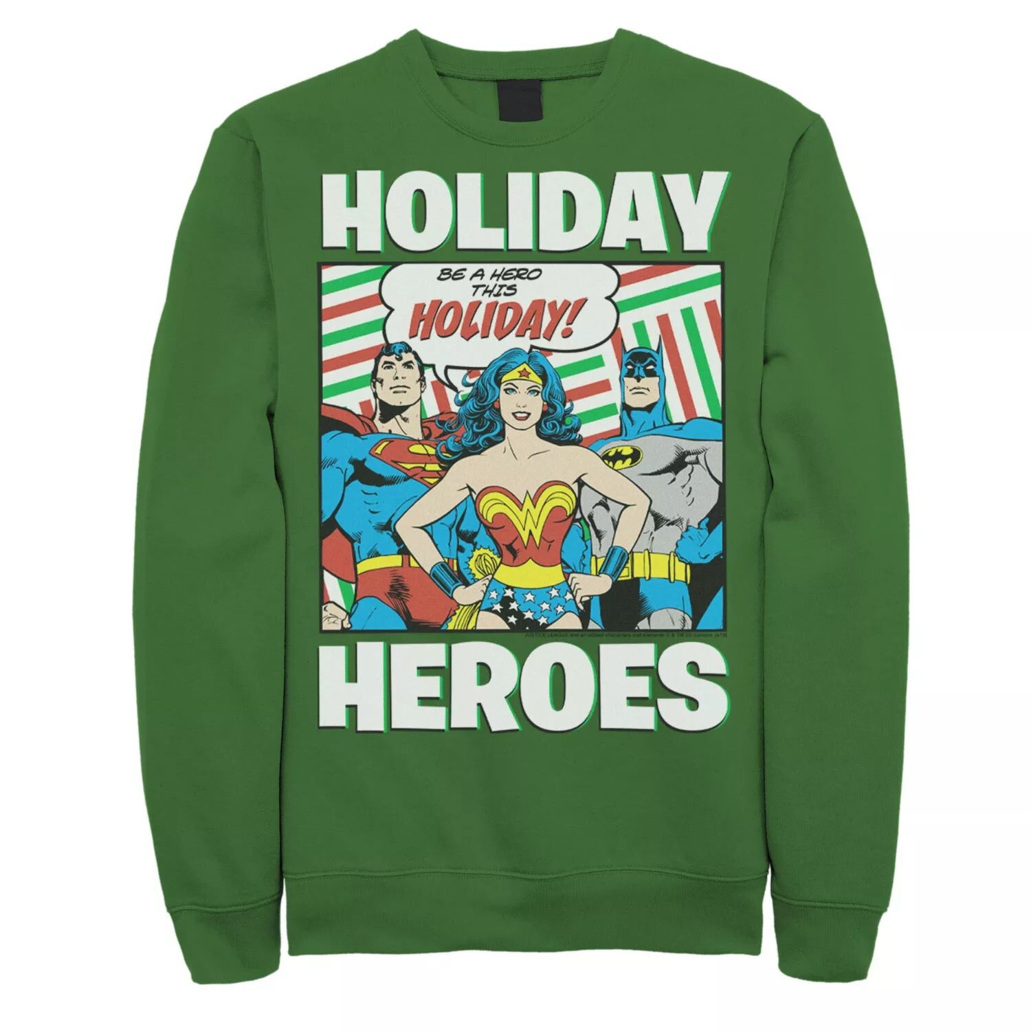 Мужской рождественский свитшот с героями Лиги справедливости Holiday Heroes DC Comics
Мужской рождественский свитшот с героями Лиги справедливости Holiday Heroes DC Comics