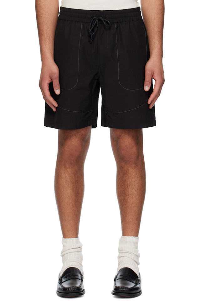 Шорты активные с контрастной строчкой Coor, черный 
Шорты активные с контрастной строчкой Coor, черный