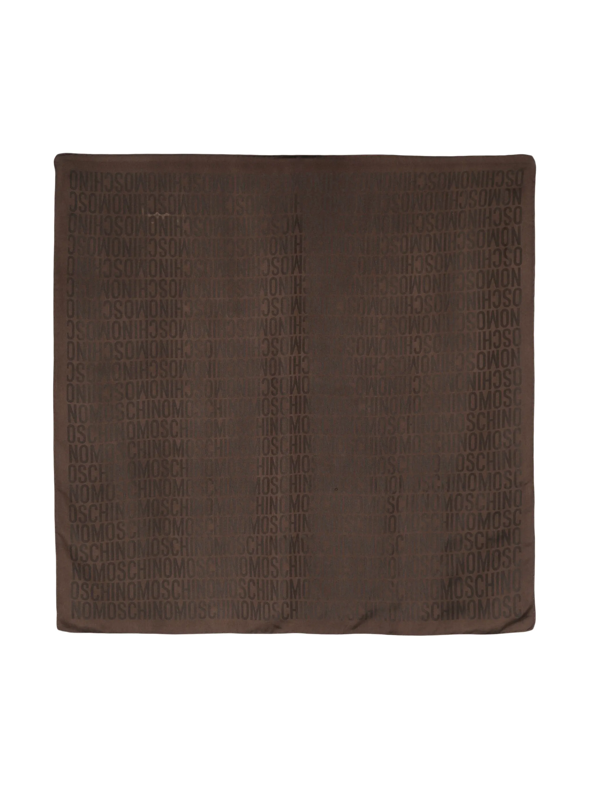 Шарф с жаккардовым логотипом Moschino, коричневый
Шарф с жаккардовым логотипом Moschino, коричневый