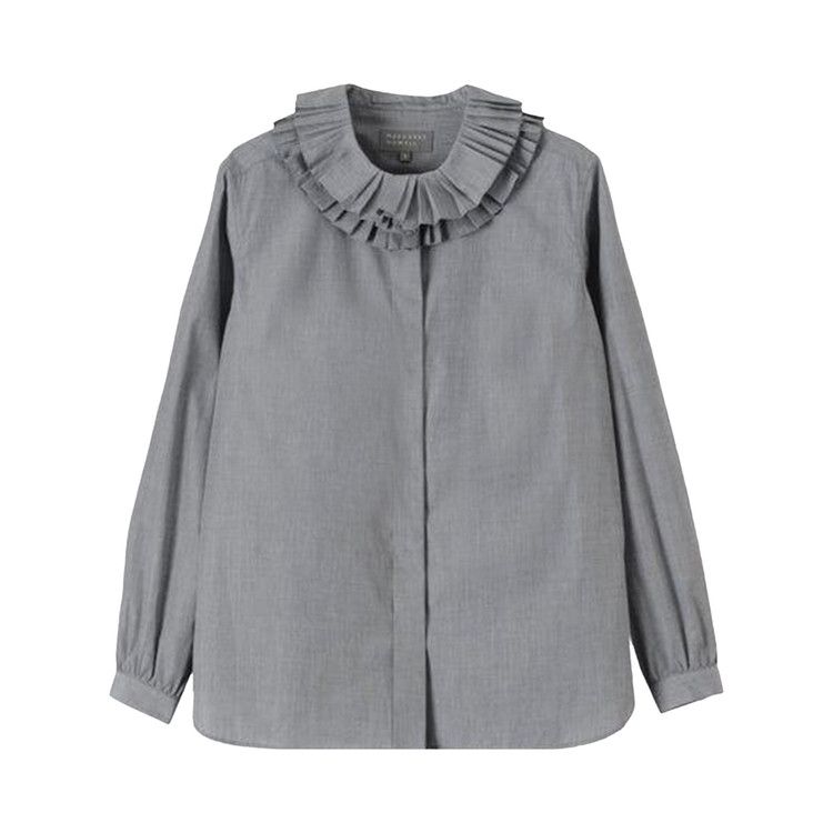 Рубашка Margaret Howell Double Ruffle Collar Shirt, Mid Grey
Рубашка Margaret Howell Double Ruffle Collar Shirt, Mid Grey