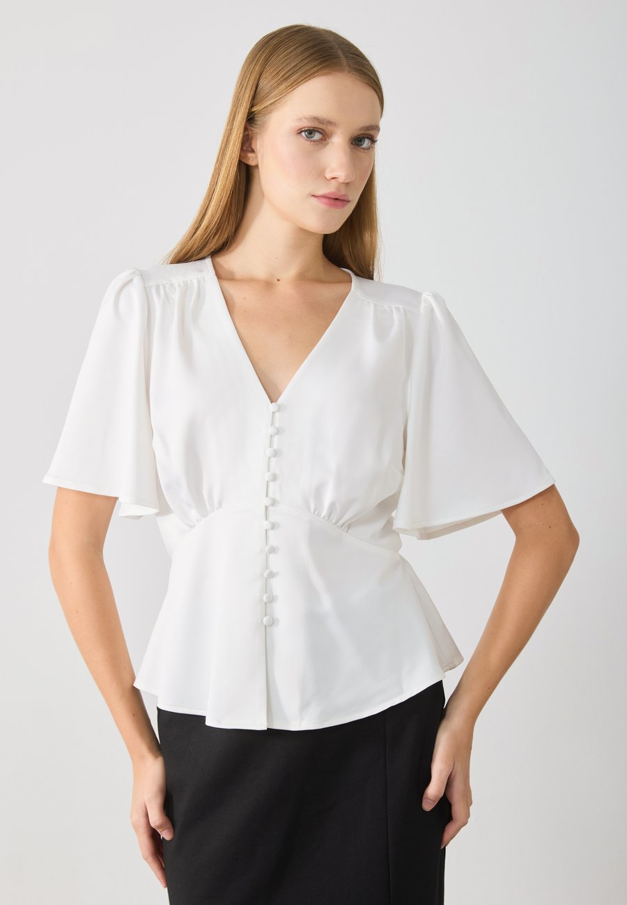 Блуза Anna Field Button-down blouse, Cloud Dancer/White
Блуза Anna Field Button-down blouse, Cloud Dancer/White
