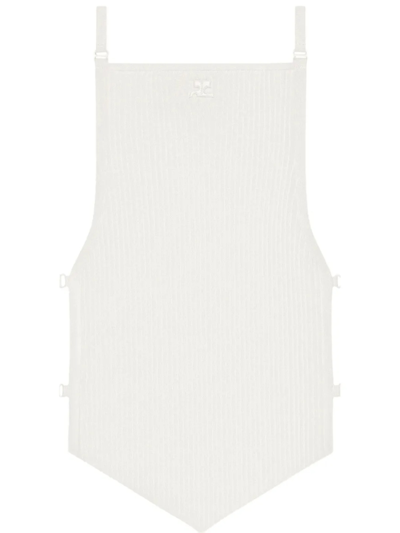 Courrèges укороченный топ в рубчик, белый
Courrèges укороченный топ в рубчик, белый