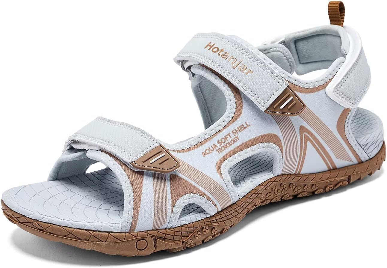 Мужские спортивные сандалии QUANDELI, с открытым носком, водонепроницаемые сандалии с поддержкой свода стопы, легкие повседневные спортивные сандалии для активного отдыха, пляжа, путешествий и лета, светло-серый
Мужские спортивные сандалии QUANDELI, с открытым носком, водонепроницаемые сандалии с поддержкой свода стопы, легкие повседневные спортивные сандалии для активного отдыха, пляжа, путешествий и лета, светло-серый