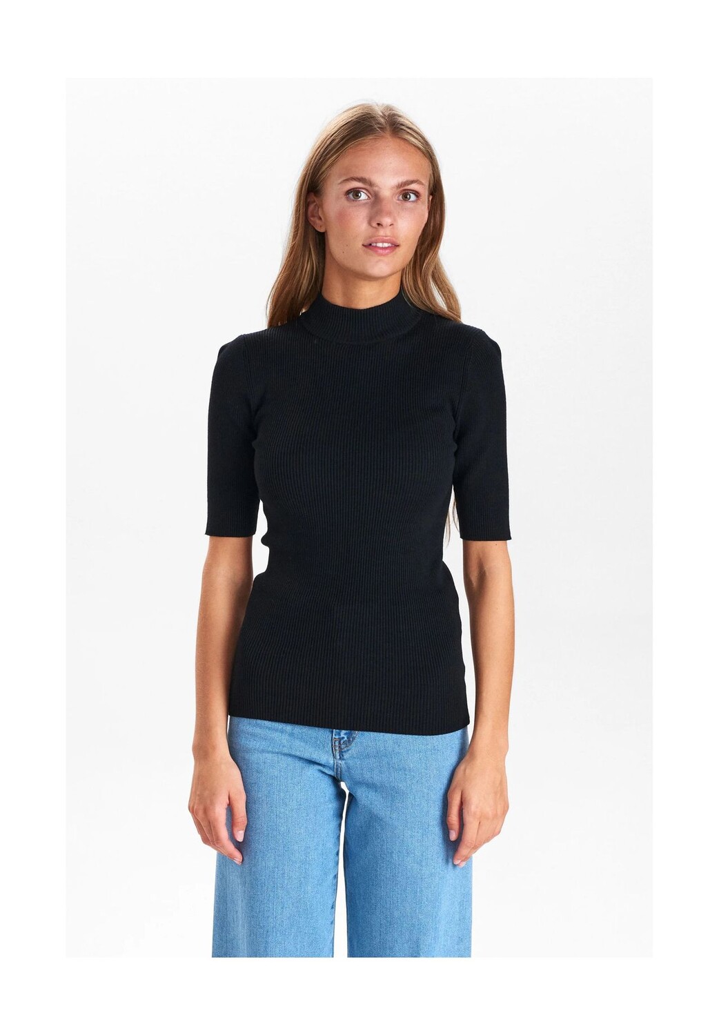 Футболка, ребристая структура, с рукавами до половины, женская Nümph, цвет 0 Caviar
Футболка, ребристая структура, с рукавами до половины, женская Nümph, цвет 0 Caviar