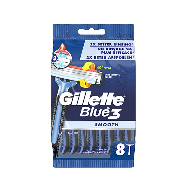 Бритва для мужчин Desechable Gillette Blue 3 Smooth Gillette, 8 UD
Бритва для мужчин Desechable Gillette Blue 3 Smooth Gillette, 8 UD