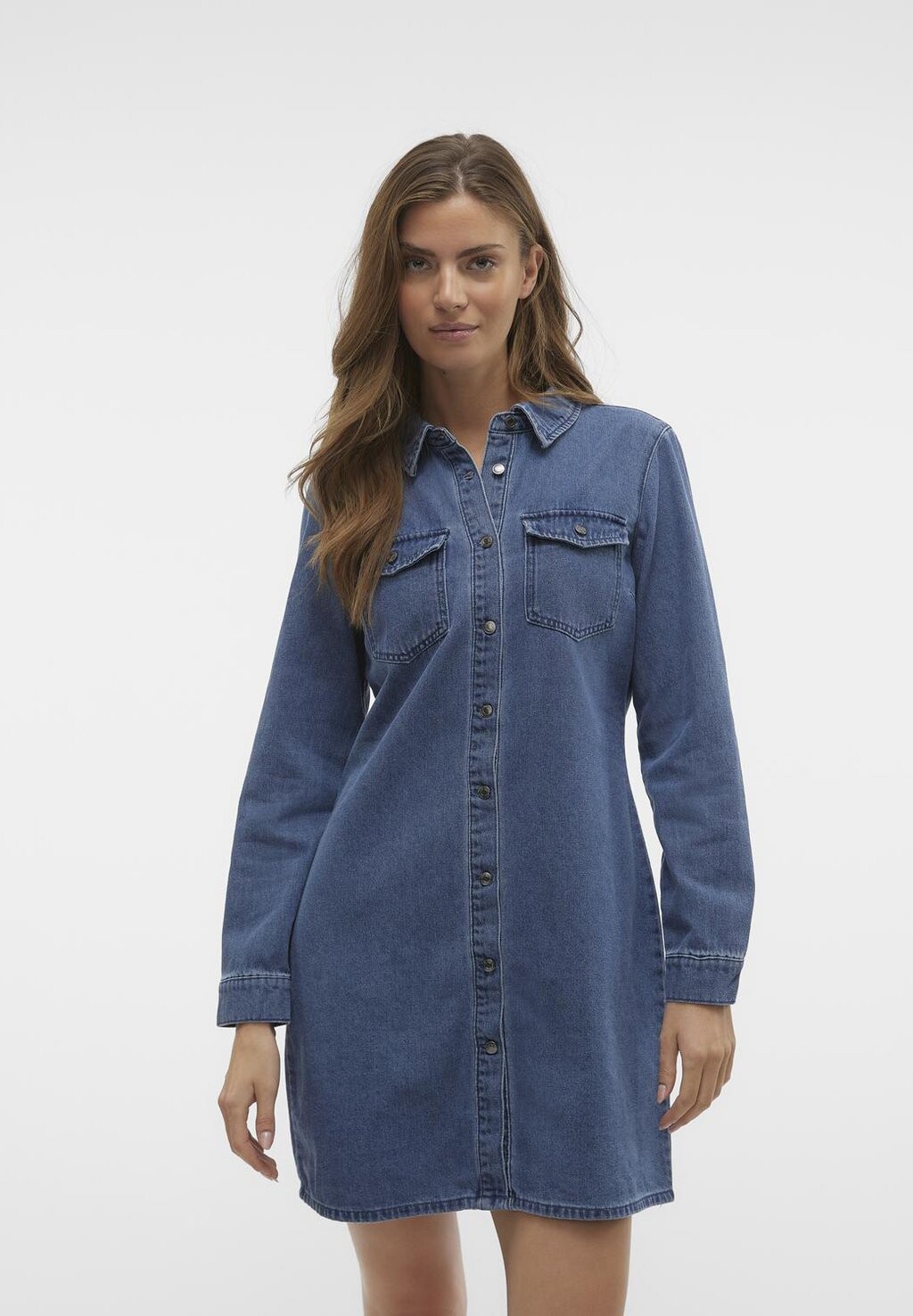 Платье Vaquero Vero Moda VMJENNIE DRESS MIX, цвет medium blue denim
Платье Vaquero Vero Moda VMJENNIE DRESS MIX, цвет medium blue denim