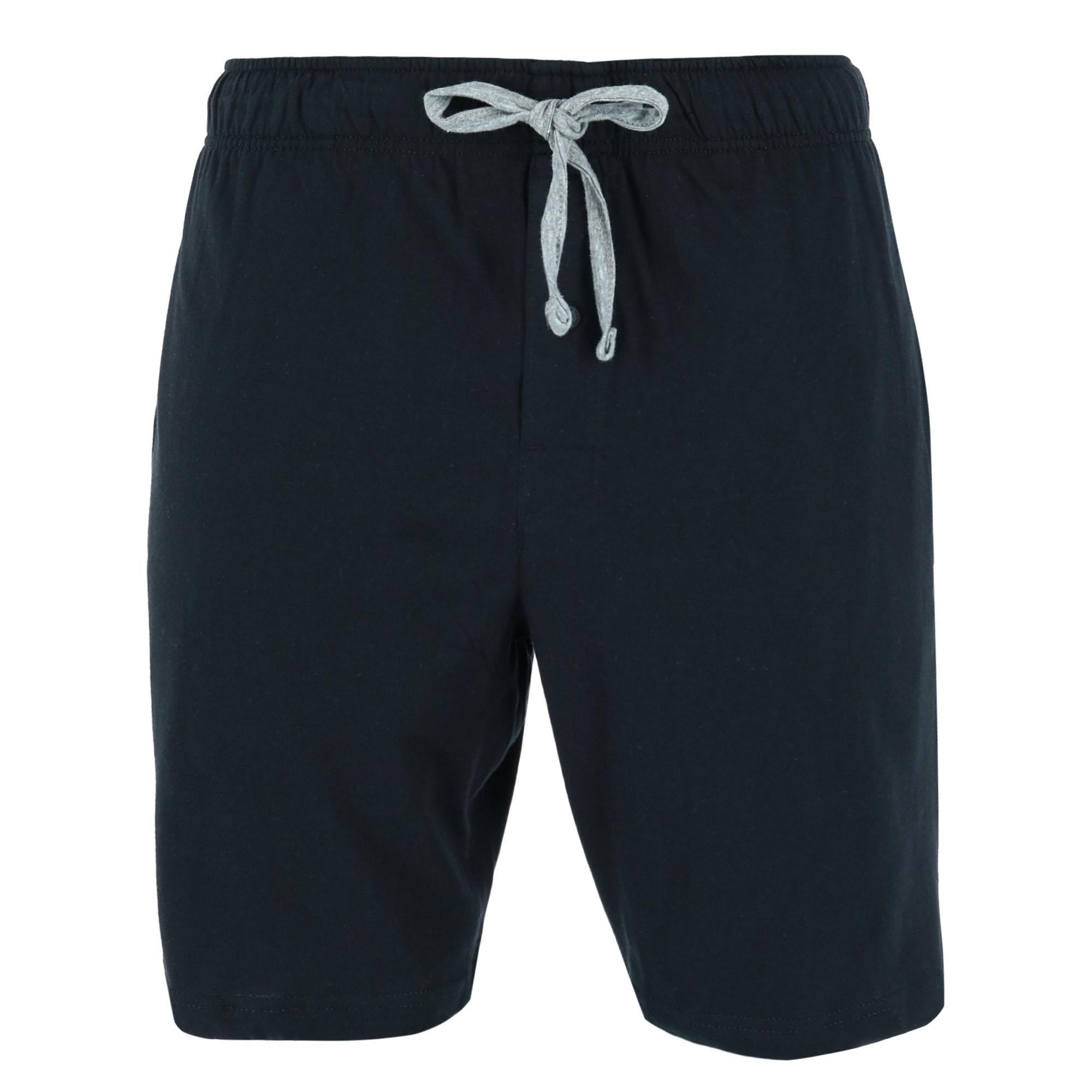 Мужская трикотажная пижама без тегов с короткими рукавами и боковыми карманами Hanes, черный
Мужская трикотажная пижама без тегов с короткими рукавами и боковыми карманами Hanes, черный