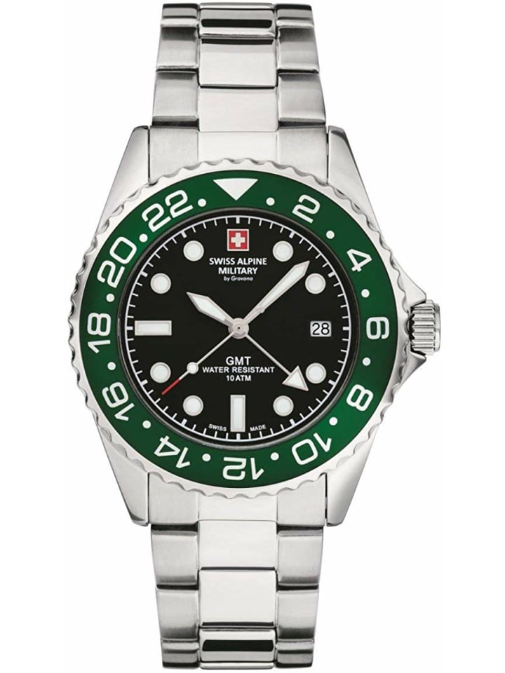 Swiss Alpine Military by Grovana Мужские аналоговые часы серебристого цвета
Swiss Alpine Military by Grovana Мужские аналоговые часы серебристого цвета