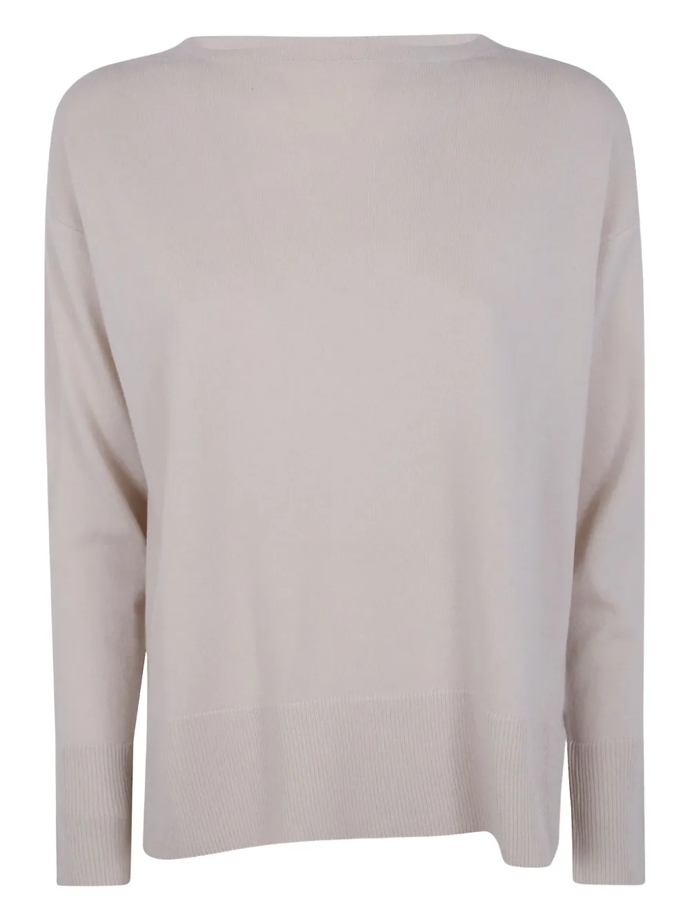 Вязаный свитер в рубчик Rossopuro, нейтральный
Вязаный свитер в рубчик Rossopuro, нейтральный