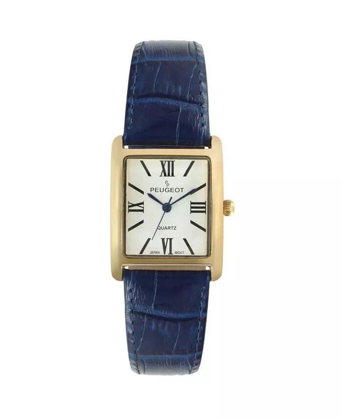 Женские часы-майка с римским циферблатом, синий кожаный ремешок Peugeot, синий
Женские часы-майка с римским циферблатом, синий кожаный ремешок Peugeot, синий