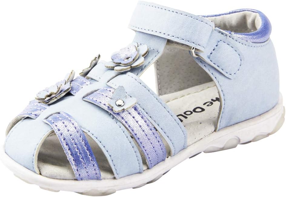 Сандалии с открытым носком и ремешком от The Doll Maker, синий
Сандалии с открытым носком и ремешком от The Doll Maker, синий