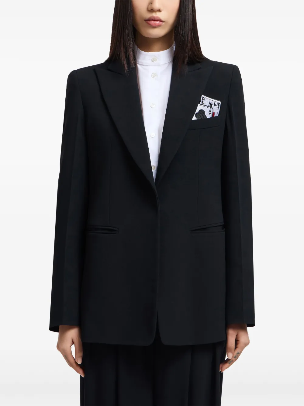 Пиджак с накладными карманами EMPORIO ARMANI, черный
Пиджак с накладными карманами EMPORIO ARMANI, черный