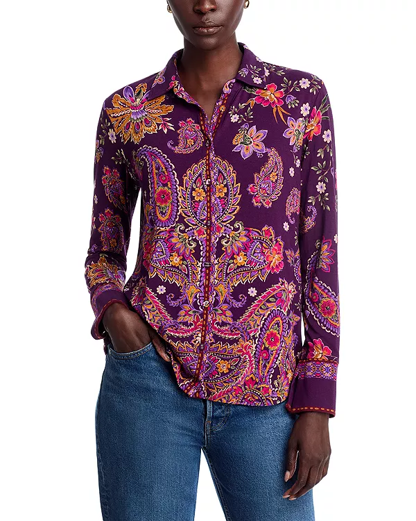 Любимая рубашка Джейн Johnny Was, фиолетовый
Любимая рубашка Джейн Johnny Was, фиолетовый