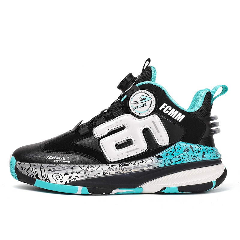 Баскетбольные кроссовки средней высоты для детей FCMM, черный/синий
Баскетбольные кроссовки средней высоты для детей FCMM, черный/синий