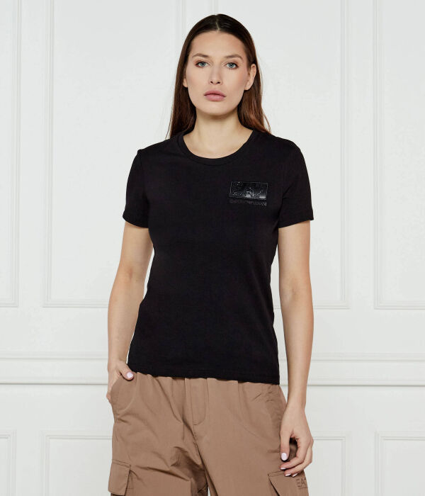 Футболка женская Ea7 с аппликацией, черный
Футболка женская Ea7 с аппликацией, черный