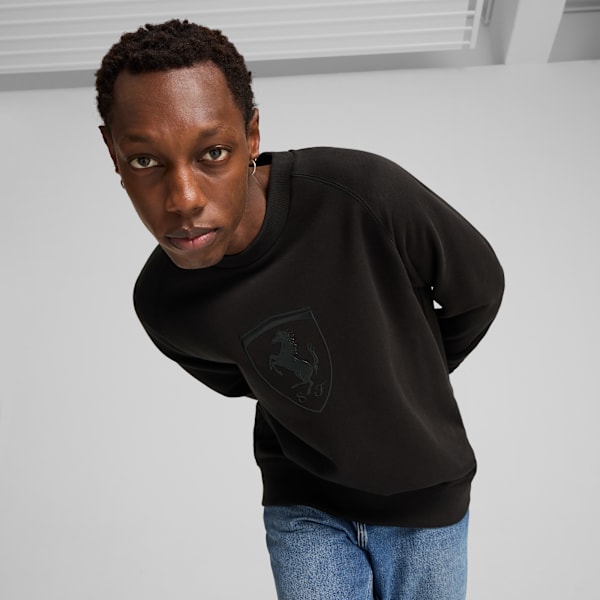 Мужская футболка с длинным рукавом в стиле автоспорта Scuderia Ferrari Puma, черный
Мужская футболка с длинным рукавом в стиле автоспорта Scuderia Ferrari Puma, черный