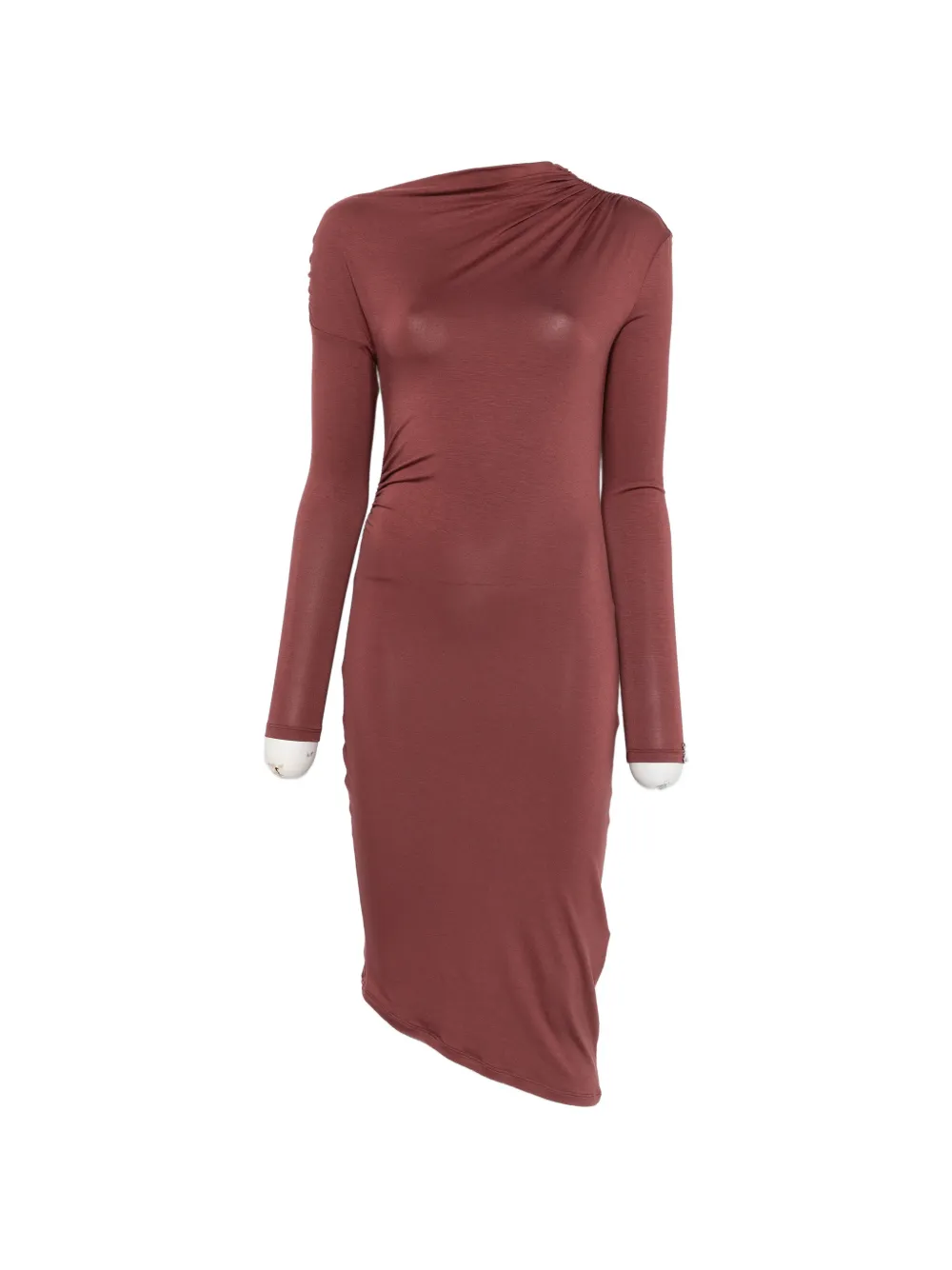 Драпированное асимметричное платье Patrizia Pepe, коричневый
Драпированное асимметричное платье Patrizia Pepe, коричневый