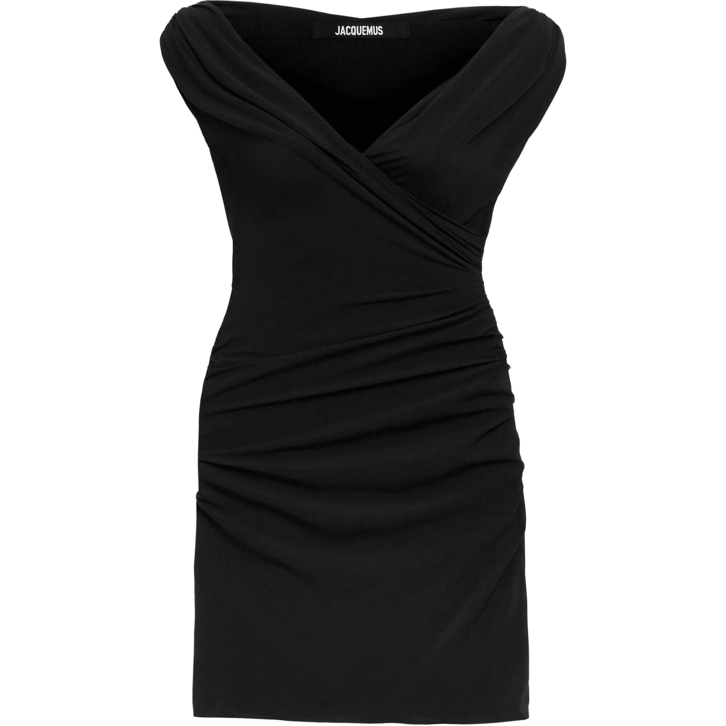 Мини-платье Rita с защипами Jacquemus, черный
Мини-платье Rita с защипами Jacquemus, черный