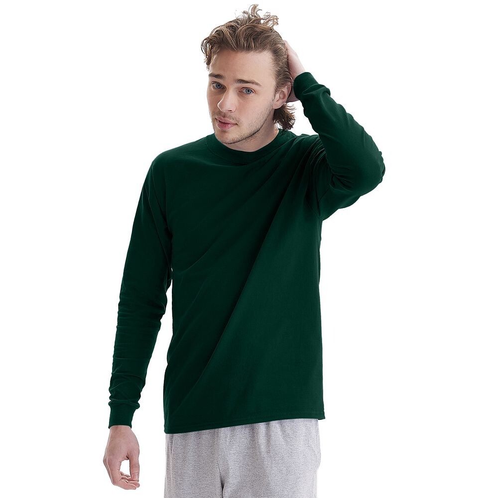 Мужская футболка Hanes Beefy-T (2 шт.) с длинными рукавами, цвет Deep Forest
Мужская футболка Hanes Beefy-T (2 шт.) с длинными рукавами, цвет Deep Forest