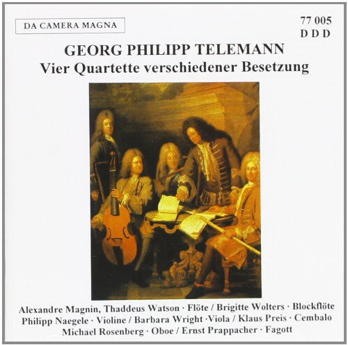 CD диск Telemann / Magnin / Naegele / Lupu: 4 QRTS
CD диск Telemann / Magnin / Naegele / Lupu: 4 QRTS