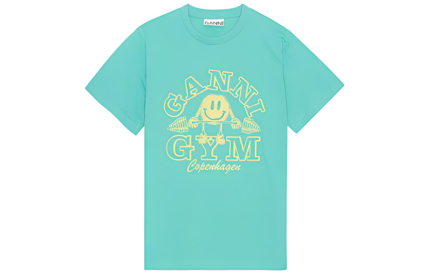 GANNI Футболка SS23 Vacation Shop Series женская Lake Blue
GANNI Футболка SS23 Vacation Shop Series женская Lake Blue