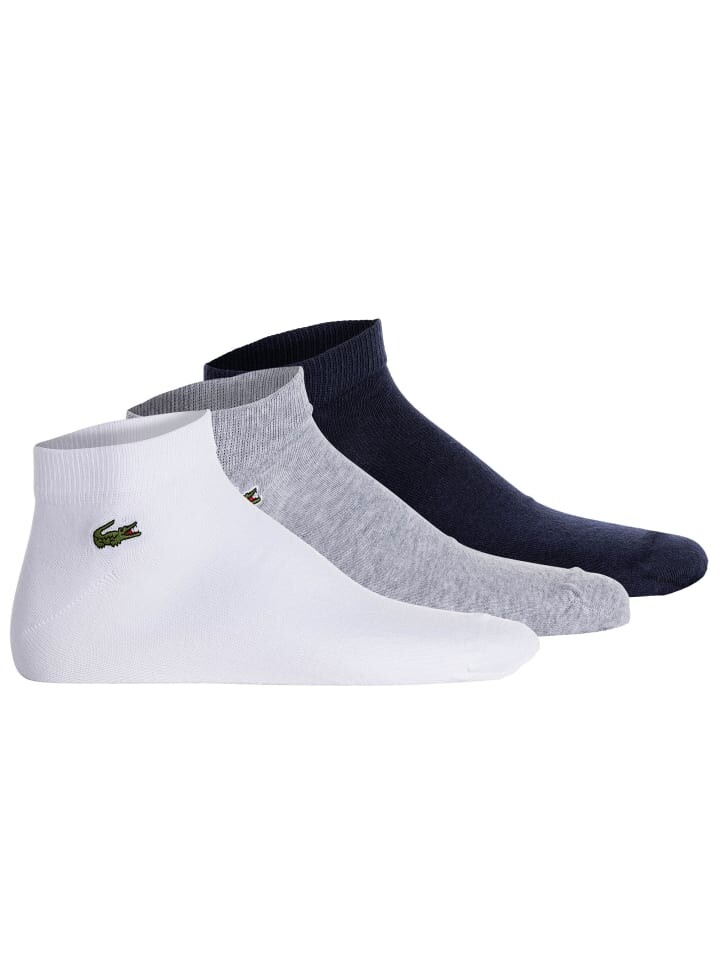 Носки Lacoste 3er Pack, цвет weiß/grau/dunkelblau
Носки Lacoste 3er Pack, цвет weiß/grau/dunkelblau