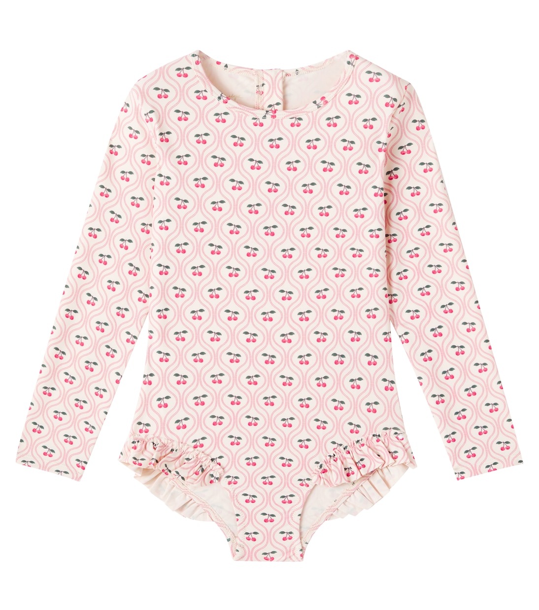 Рашгард для плавания с принтом "мерль" Konges Sløjd, Cherry Pink Motif
Рашгард для плавания с принтом "мерль" Konges Sløjd, Cherry Pink Motif