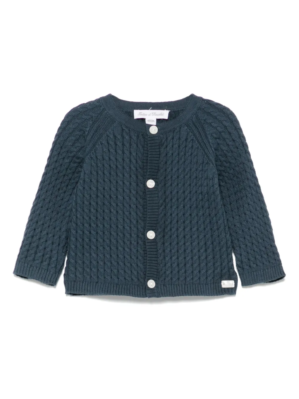 Кардиган фактурной вязки Tartine Et Chocolat, синий
Кардиган фактурной вязки Tartine Et Chocolat, синий