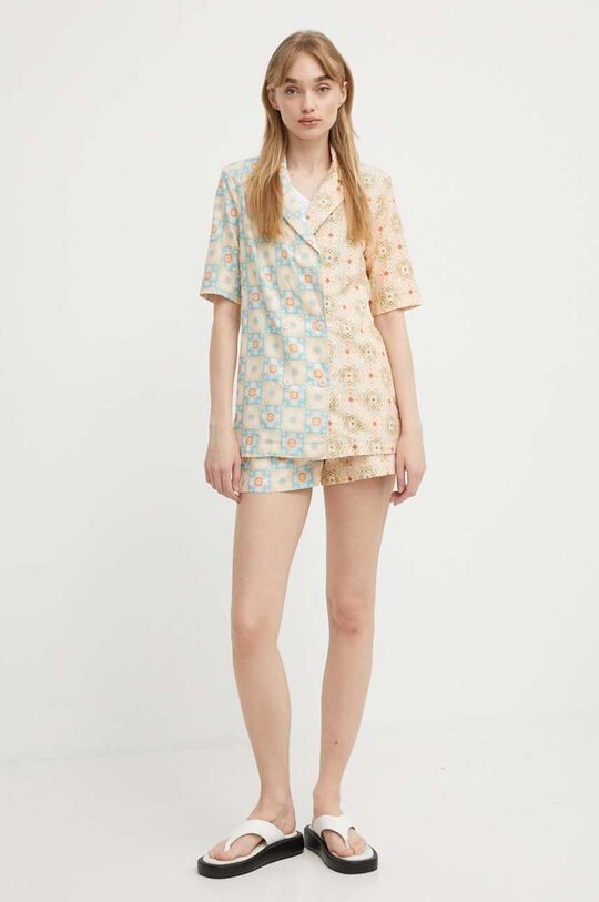 Пиджак из смесового льна Never Fully Dressed, мультиколор
Пиджак из смесового льна Never Fully Dressed, мультиколор