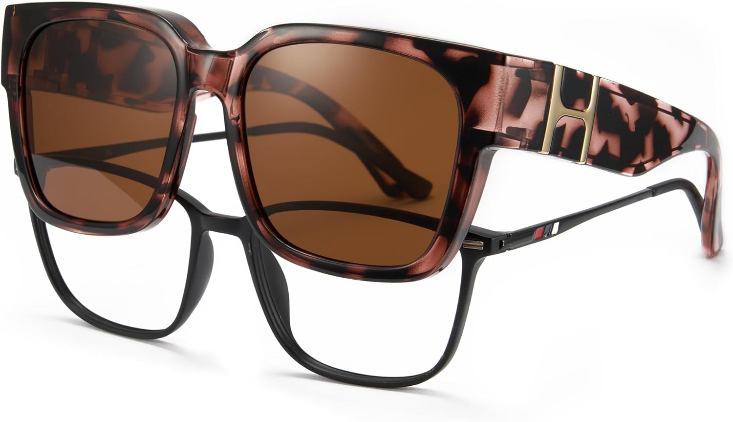 Солнцезащитные очки Cyxus Fit Over для женщин, модные дизайнерские очки большого размера с поляризацией, защита от УФ-излучения UV400 для вождения, P1185, Less 5.86x1.92in-leopared/Tea-p1185
Солнцезащитные очки Cyxus Fit Over для женщин, модные дизайнерские очки большого размера с поляризацией, защита от УФ-излучения UV400 для вождения, P1185, Less 5.86x1.92in-leopared/Tea-p1185